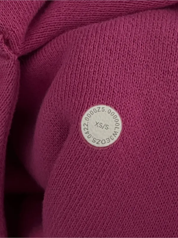 Lululemon Scuba Oversized Full Zip Sonic Pink W3EOZS XS/S - Image 4