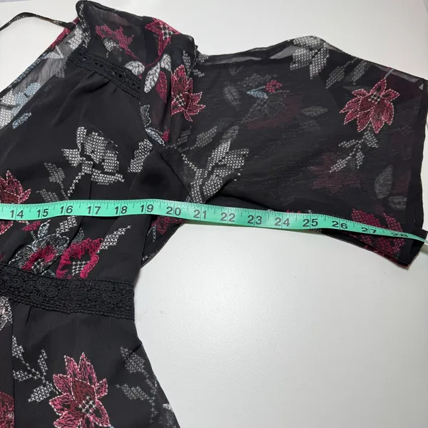 Wild Pearl Dress Sz L‎ Whimsygoth Witchcore Eyeshadow Floral Dark Fairy - Image 6