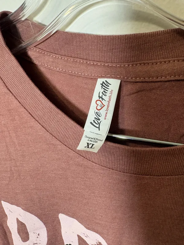 Cute faith-inspired long sleeve tee – cozy everyday top - Image 2