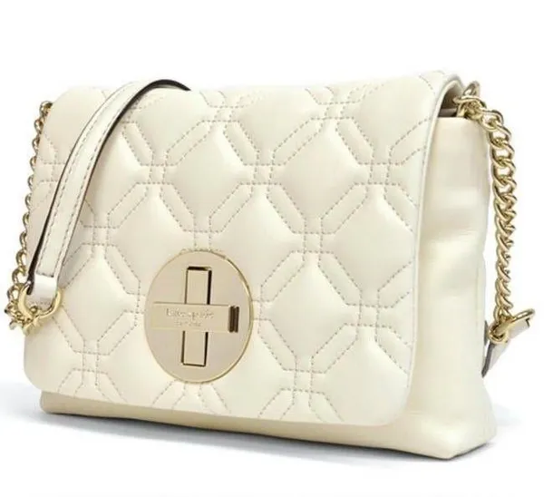 Kate Spade White Leather Crossbody - Image 11