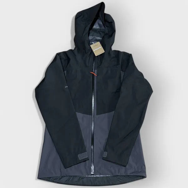 Patagonia Boulder Fork Rain Jacket Size XS Womens Forge Grey Full Zip - Image 2