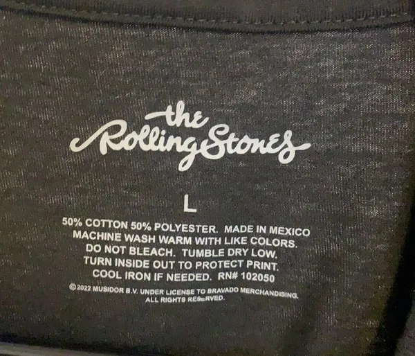NWOT Rolling Stones Fitted American Top - Image 2
