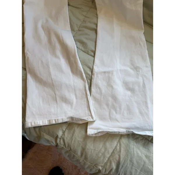 BDG Urban Outfitters V-Front Ruched Flare Jeans White Size 29 Exc Cond - Image 5