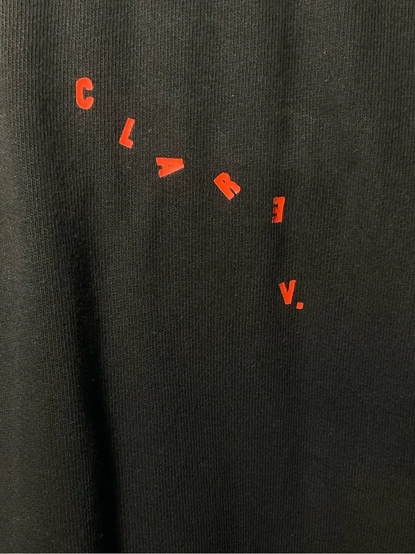 Clare V. Lips Sweatshirt Size L Black Size L - Image 7