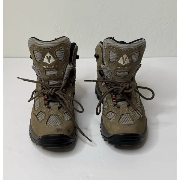 Vasque Breeze Boots Womens US 7W Brown Leather Ankle Hiking Camping Trails Climb - Image 2