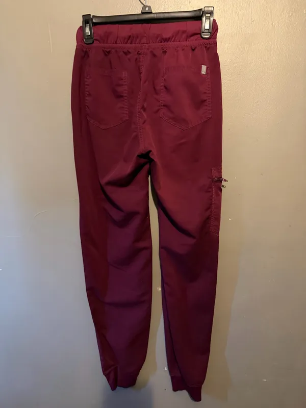 Scrubstar Pants Wine Colored Scrub Small - Image 2