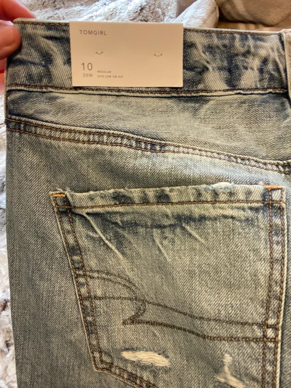 American Eagle Tom Girl Jeans - Image 5