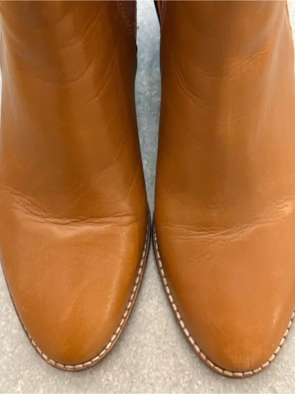 Madewell The Regan Boot English Saddle Brown Leather Ankle Boots 9.5 - Image 9