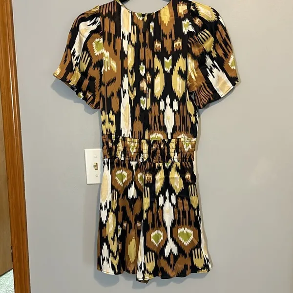 🆕 Anthropologie Somerset Flowy Shorts Romper‎ size XS BIN K - Image 6
