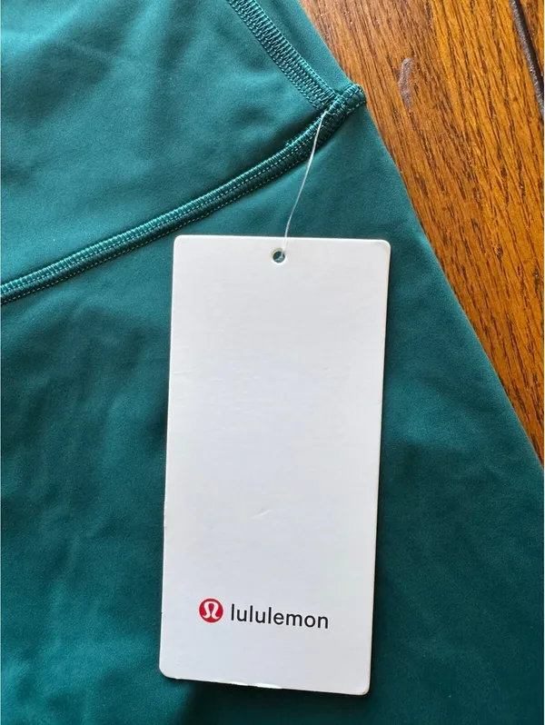 Lululemon Wunder Under High Rise 28” Nulux, Emerald Size 6 NWT - Image 5