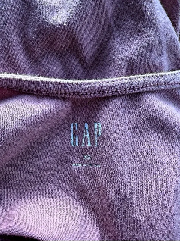 GAP Womens Pink Scoop Neck Tank Top Bodysuit Size XS Snap Closure Casual Stretch - Image 4