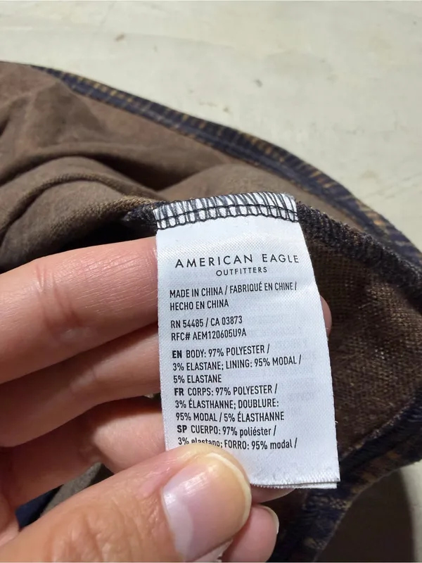 American Eagle Plaid Pleated Mini skort medium - Image 8
