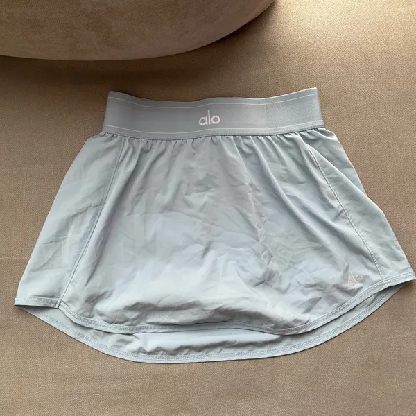 Alo Yoga Match Point Tennis Skirt Celestial Blue XXS - Image 2