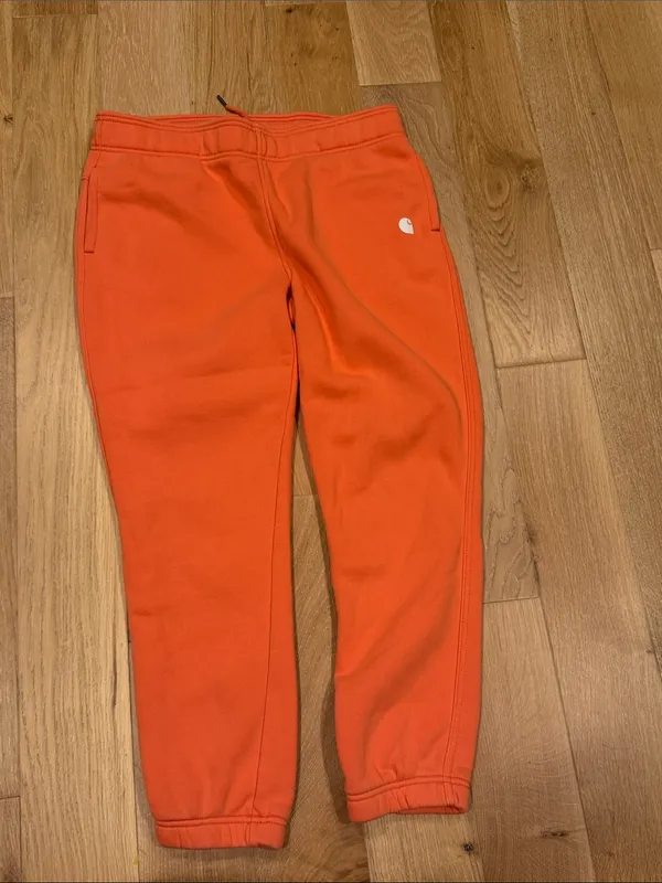 Carhartt Coral relaxed‎ fit Fleece Sweatpants large - Image 2