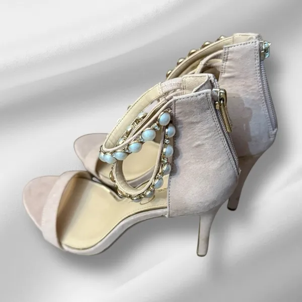 Jessica Simpson Heels‎ with Pearl Accents - Image 5