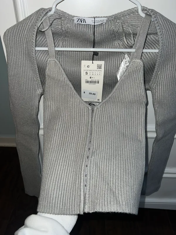 ZARA Two Piece Top Set - Image 4