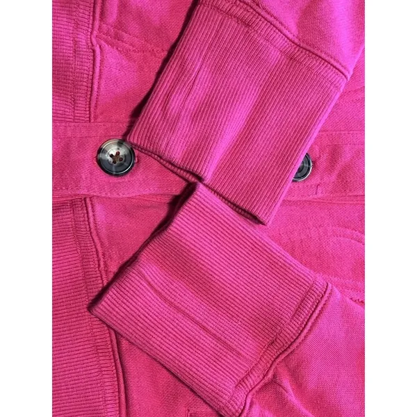 Lole Pink Hooded‎ Zip Up Moisture Wicking Jacket Size Large Athletic Preppy City - Image 11