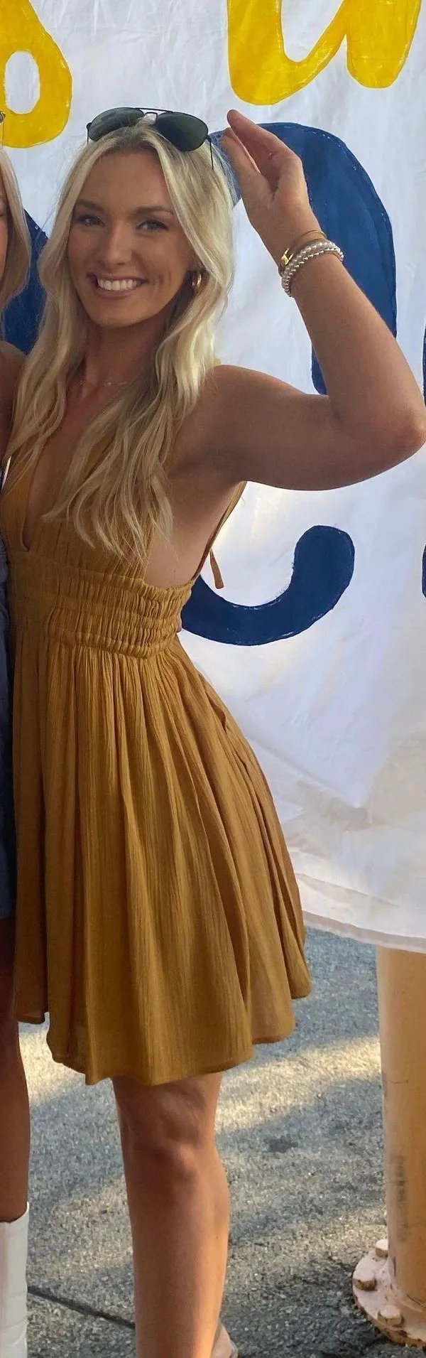 Mustard Yellow Dress - Image 2