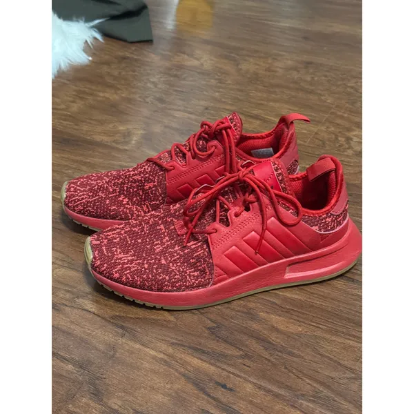Adidas Originals X_PLR Red Knit Sneakers Athleisure‎ Activewear Gym - Image 2