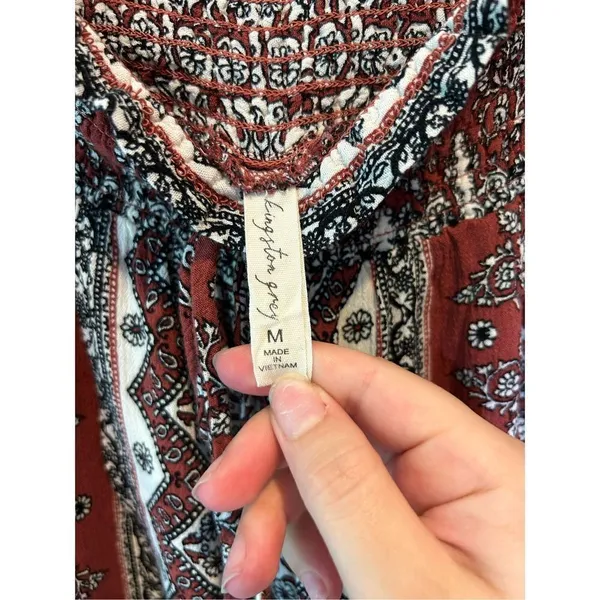 Earthbound boho flowy pants - Image 2