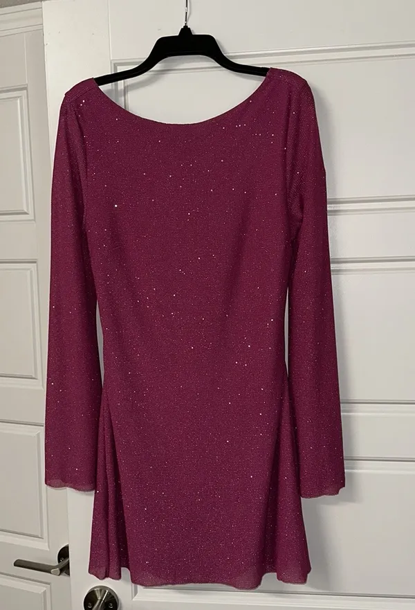 Mini Dress Pink Size L - Image 6