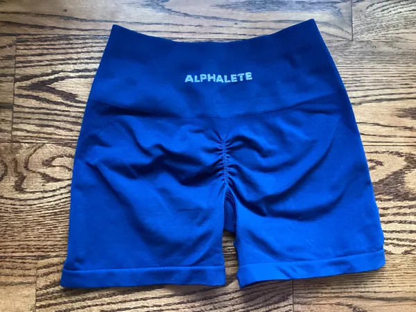 Alphalete Amplify Victory Blue Shorts - Image 5