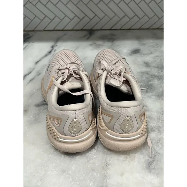 Brooks Ghost 15 Women’s Size 11 Running Shoes Crystal Grey Villa White - Image 2