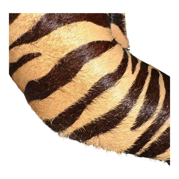 Sam Edelman Lizzo Tiger Print Martini Heel Boot Calf‎ Hair Women's Size 5 NWOB - Image 14