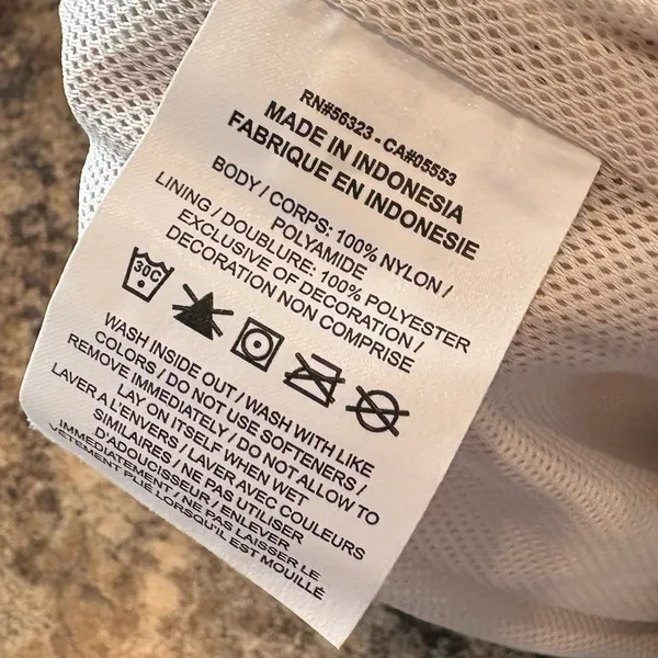Nike‎ Tan Loose Fit Mid Rise Windbreaker Crops Size 1X - Image 11