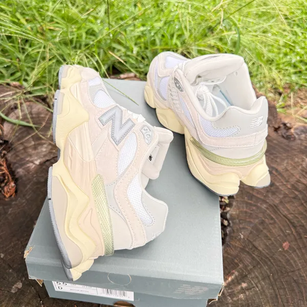 New Balance 9060 white & cream sneakers women size 5.5 #newbalance #trainers - Image 4