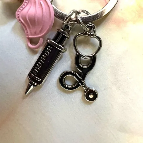 Nurse charm key chain - Image 7