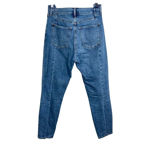 Abercrombie & Fitch The Super Skinny Ankle High Rise Blue Denim Jeans Size 29 8 - Image 2
