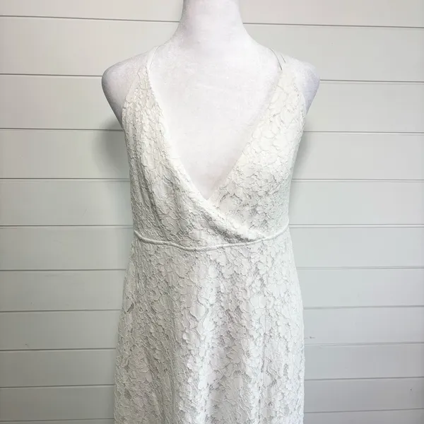 Showpo White Lace Wedding Party Dress‎ Size 10 - Image 6