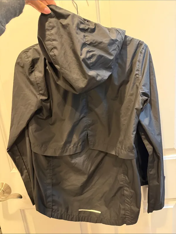 Nike Black Hooded Performance Jacket with Swoosh - Image 4