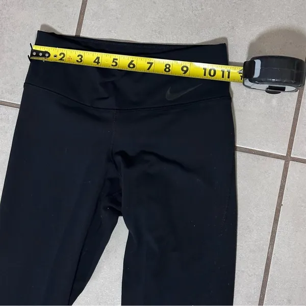 Nike‎ Women Dri-Fit Capri Leggings Black Athletic Size XS - Image 7