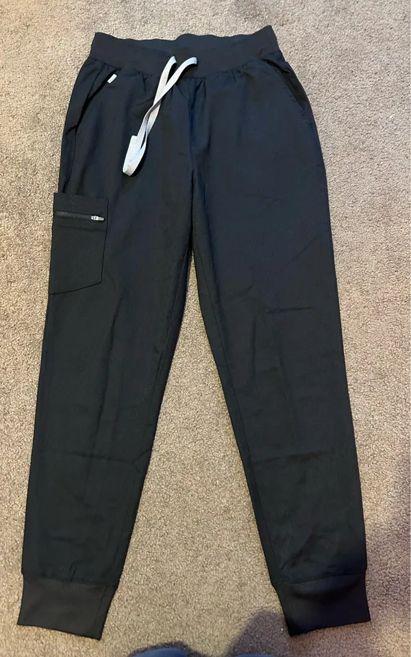 Hanes Black scrub pants - Image 2