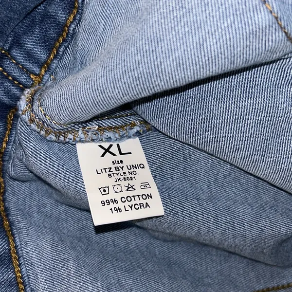 Litz by Unio Size XL Jean Jacket Blue - Image 8