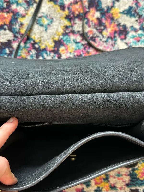 Coach Vintage Willis Leather Purse Removable Strap Black 9927 - Image 5