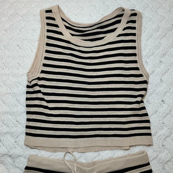 Matching Set Striped Shorts - Image 2