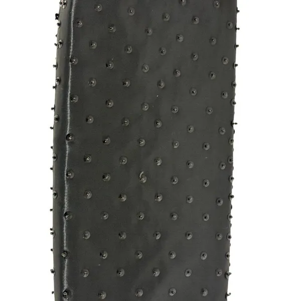 Vtg‎ Black Beaded Satin Evening Clutch Micro Bead Flowers Snap Close Hong Kong - Image 5