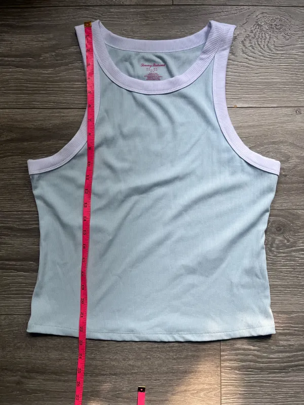 NEW 3 Piece Tommy Bahama Active Set Blue Green White Tank Tennis Skort Preppy XL - Image 8