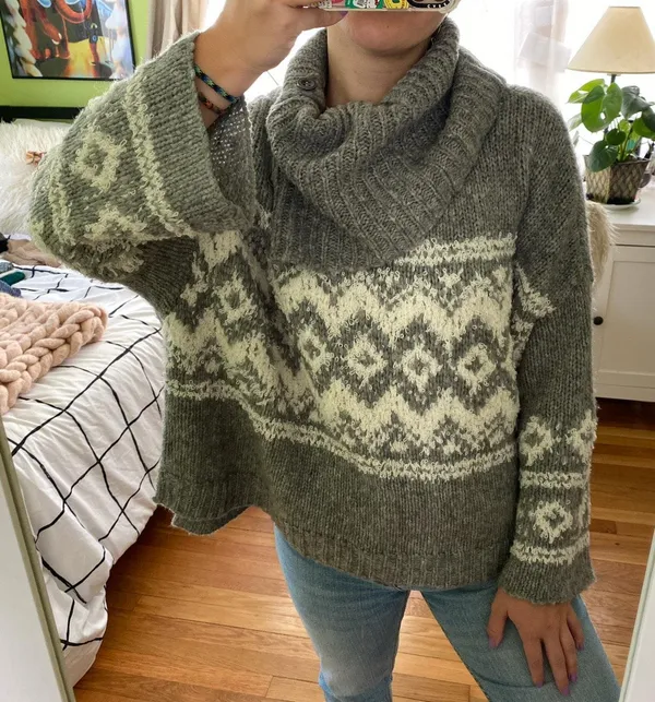 Free People Oversized Chunky Sweater - Image 3