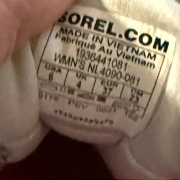 Sorel Women's Out‎ N About Plus Sneaker Size 6 A26 - Image 9