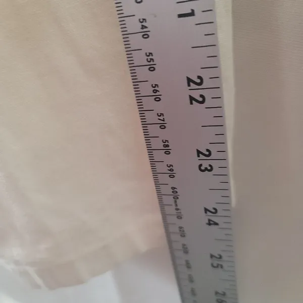 Stoney Clover Lane Target White Linen Blend Overalls with Gold Heart Hardware M - Image 11