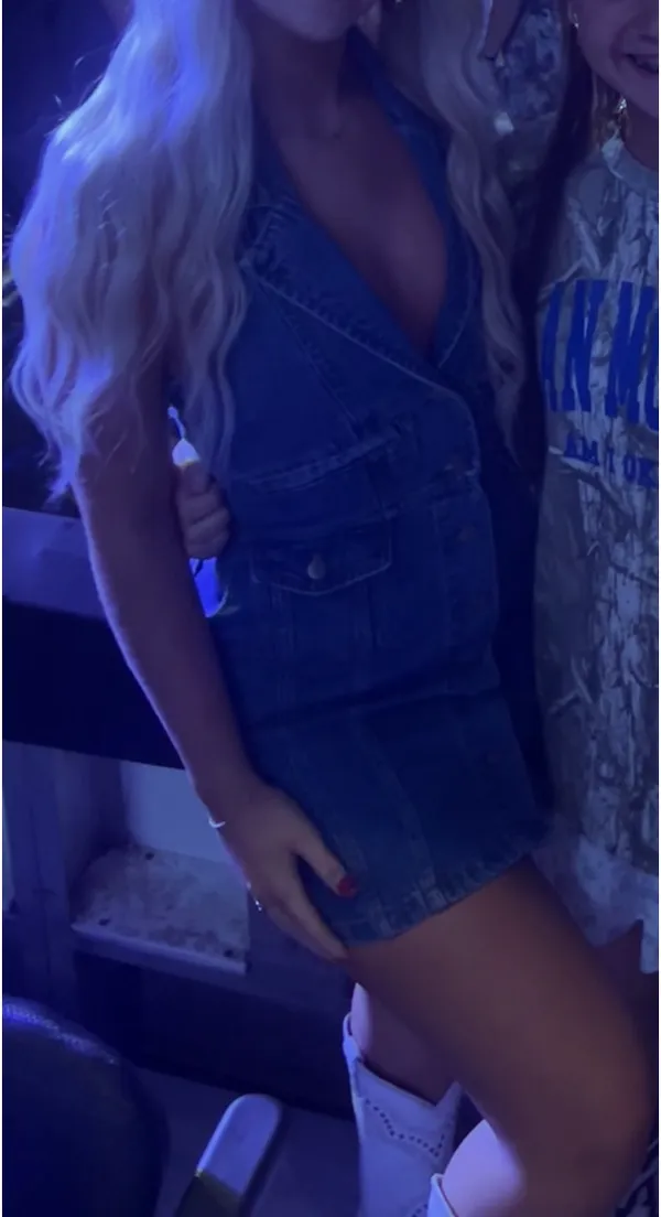 Denim dress Blue - Image 3