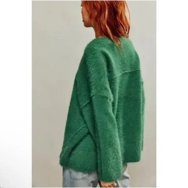 Harrison Bunny Fuzzy Pullover Crewneck Sweater - Image 6