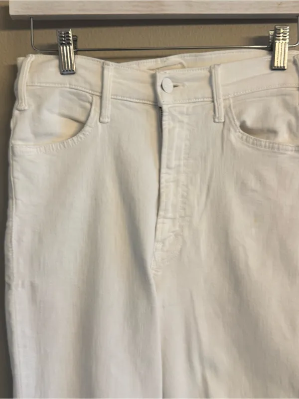 MOTHER Hustler Ankle‎ Fray Jeans - Image 3