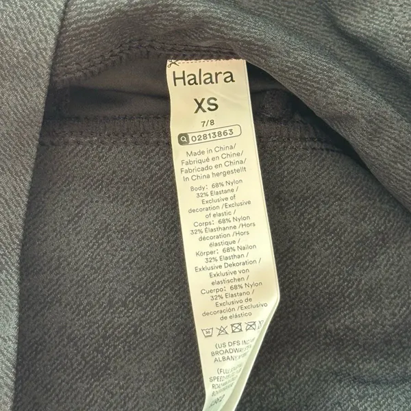 Halara UltraSculpt Denim High Waist Leggings Midnight Granite Size XS - Image 9