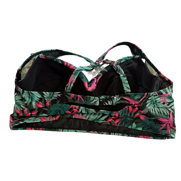 Torrid Tropical Palm Midline Underwire Bikini Top Size 3X‎ - Image 5