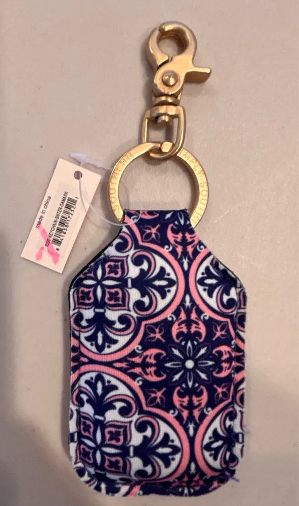 Simply Southern | Damask, key FOB, sanitizer, key chain. - Image 4